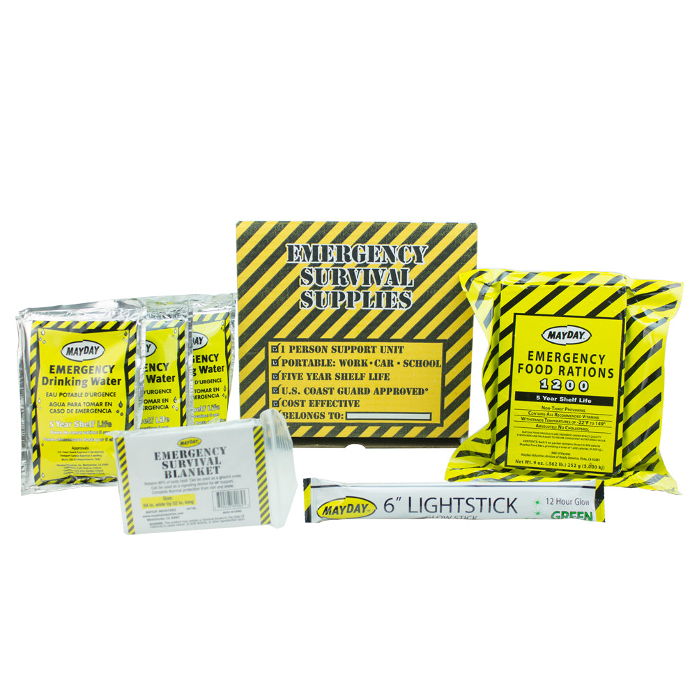 One Day Emergency Kit in a Box