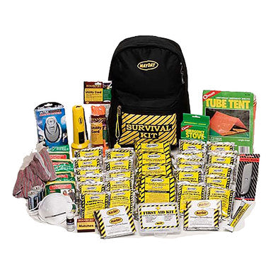 Deluxe Emergency Backpack Kit - 4 Person